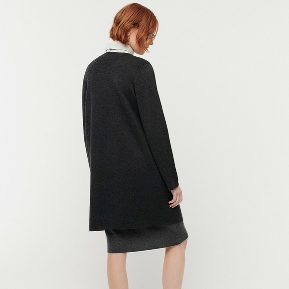 J. Crew Gray Cardigan Sweater Cozy Minimalist Design - Picture 3 of 10